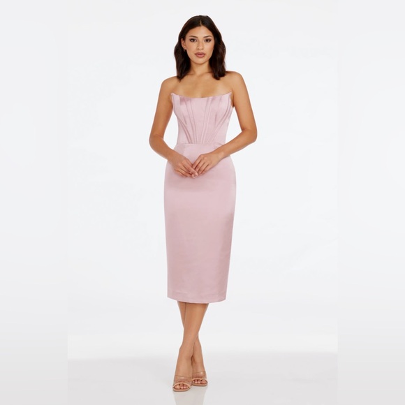 Dress the Population Dresses & Skirts - Dress the Population Cosette Satin Dress size M